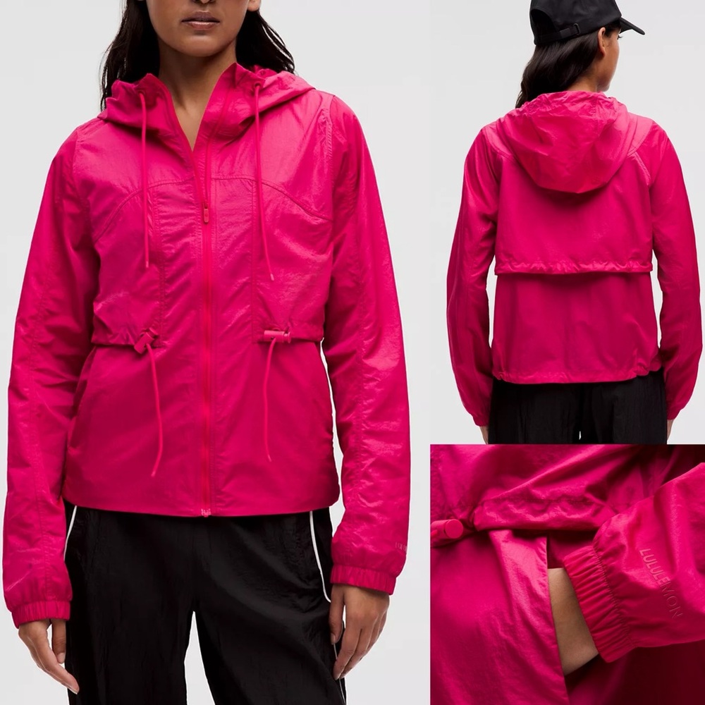 BNWT! Lululemon Drawstring Water-Resistant Hooded Jacket Sz. XS